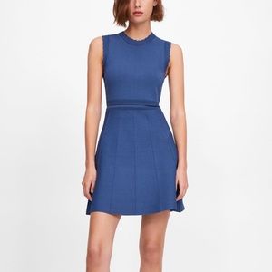 Zara Scalloped Knit Dress